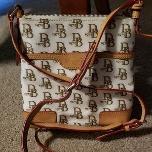 Dooney and Bourke coated canvas cross body bag